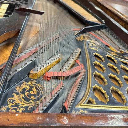 CURRENT SHOP WORK 1860 Steinway 6'9" Wood Finish Commissioned Square Grand Piano