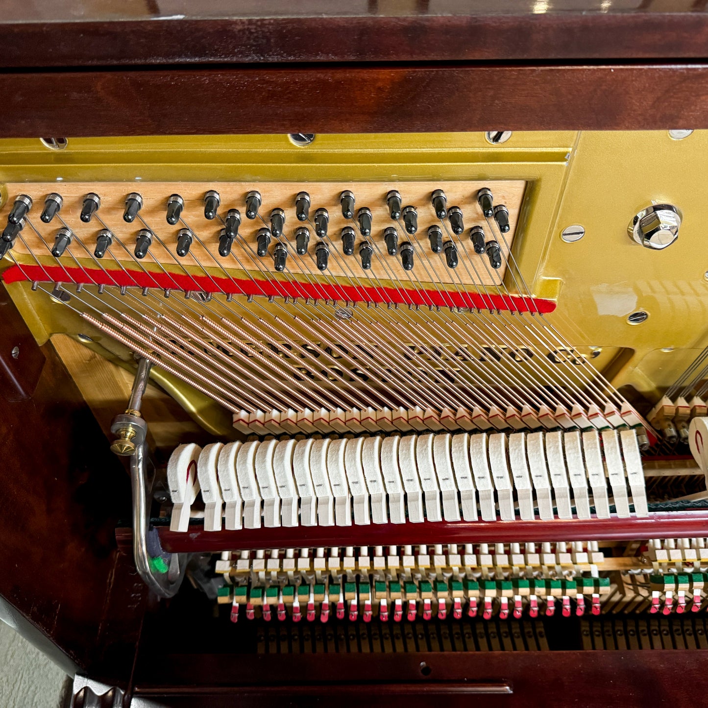 SOLD 1885 Emerson Wood Finish 57" Commissioned Upright