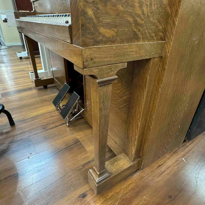 HEIRLOOM RESTORATION 1920 Zeck 54" Commissioned Upright Player Piano