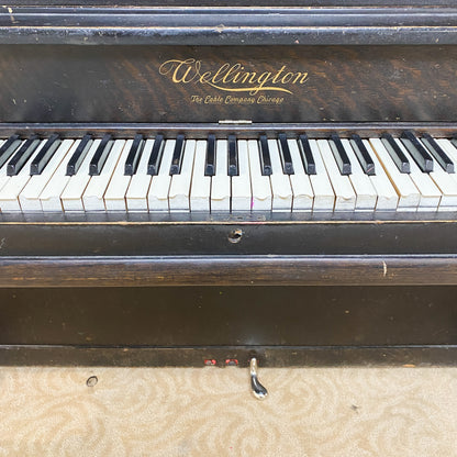 SOLD 1911 Wellington Wood Finish Commissioned Upright Piano