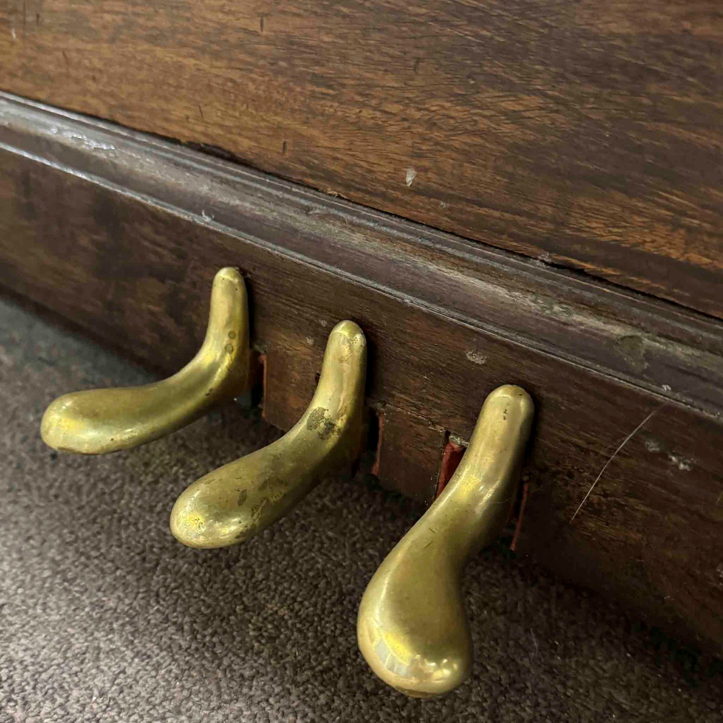 CURRENT SHOP WORK 1905 Davies and Sons Wood Finish Commissioned Upright Piano