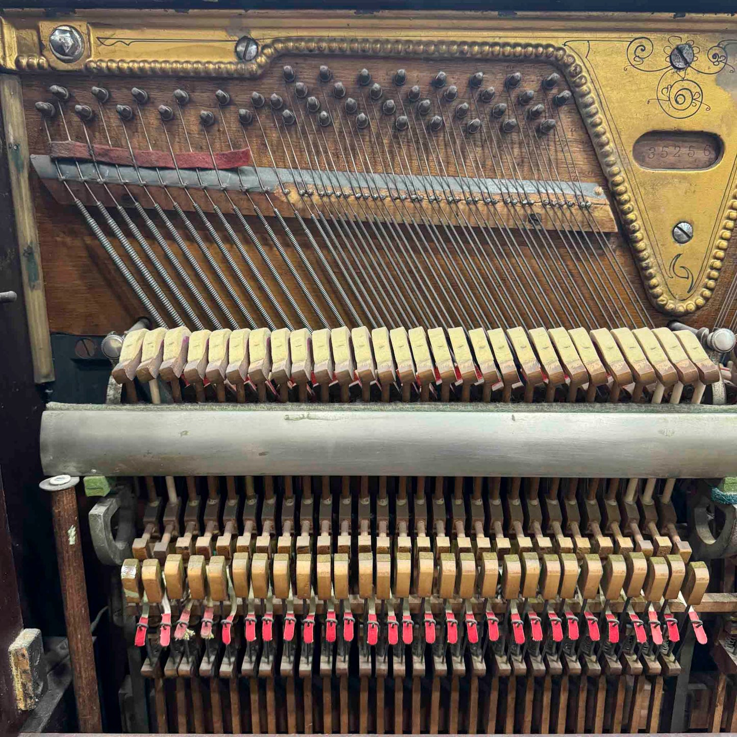 CURRENT SHOP WORK 1905 Davies and Sons Wood Finish Commissioned Upright Piano
