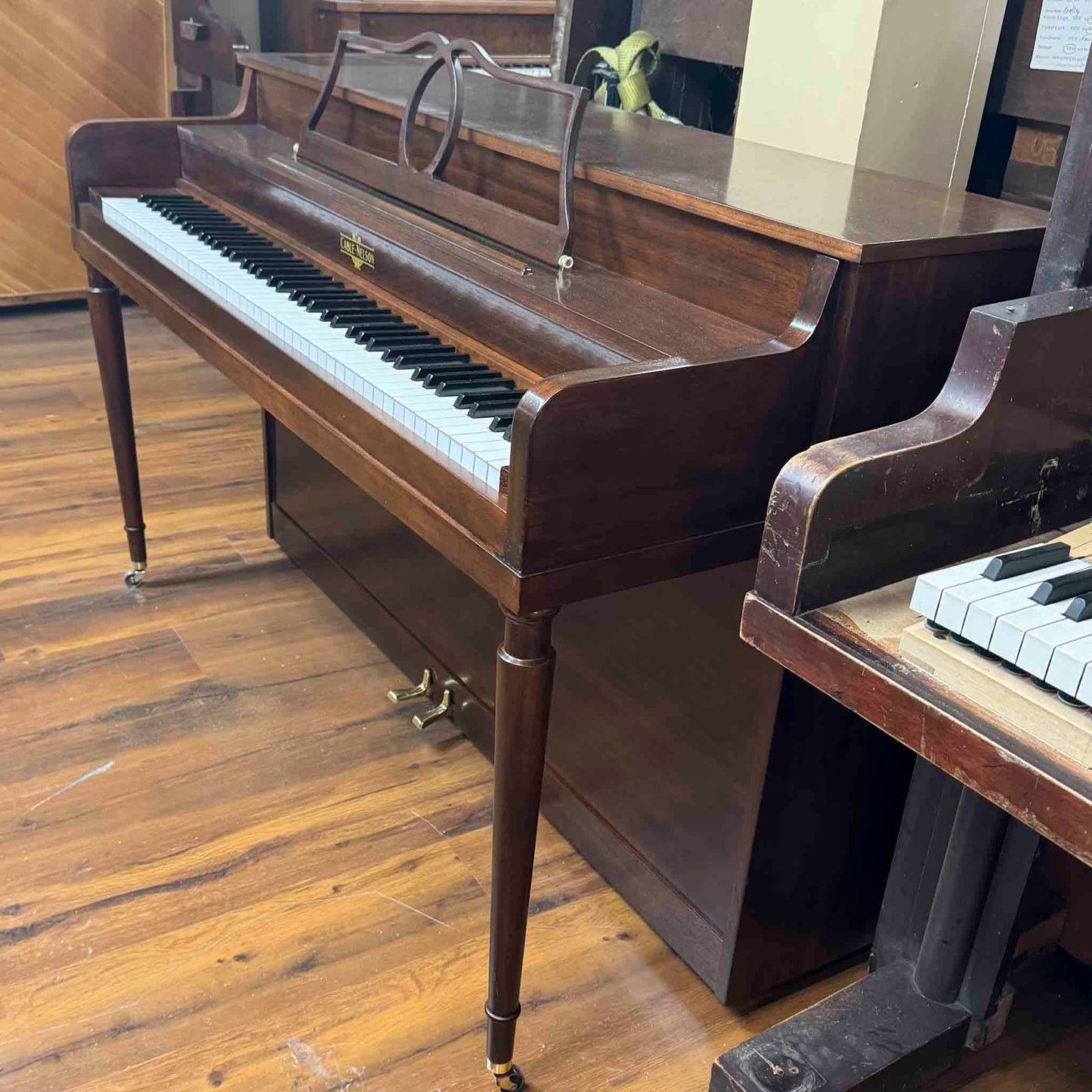 HEIRLOOM RESTORATION 1967 Cable-Nelson 36" Wood Finish Commissioned Spinet Piano