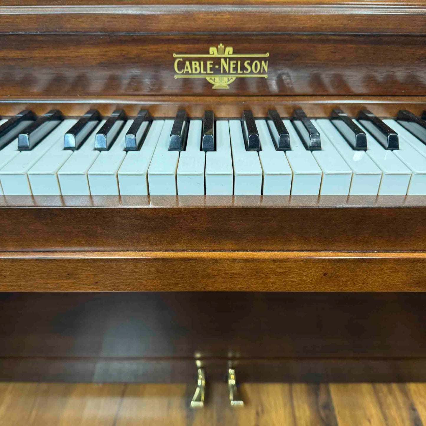 HEIRLOOM RESTORATION 1967 Cable-Nelson 36" Wood Finish Commissioned Spinet Piano