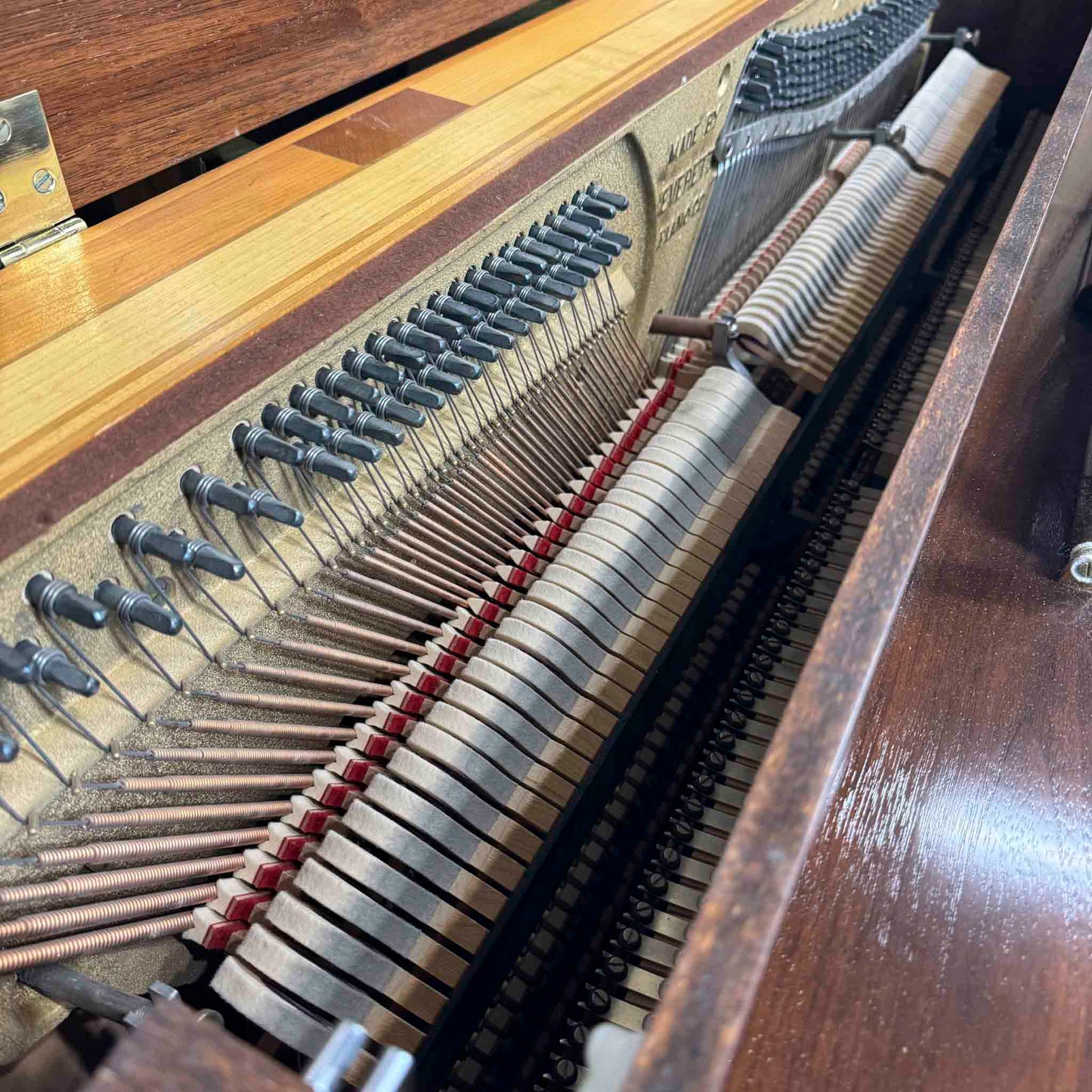 HEIRLOOM RESTORATION 1967 Cable-Nelson 36" Wood Finish Commissioned Spinet Piano