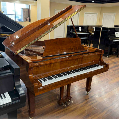 A. Geyer GG-160 5'3" Polished Walnut Baby Grand Piano