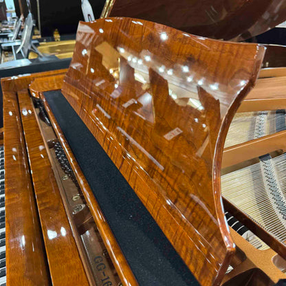 A. Geyer GG-160 5'3" Polished Walnut Baby Grand Piano