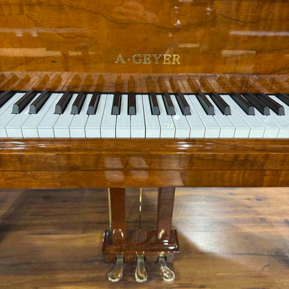 A. Geyer GG-160 5'3" Polished Walnut Baby Grand Piano