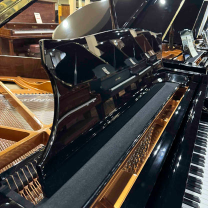 A. Geyer GG-160 5'3" Polished Black Baby Grand Piano