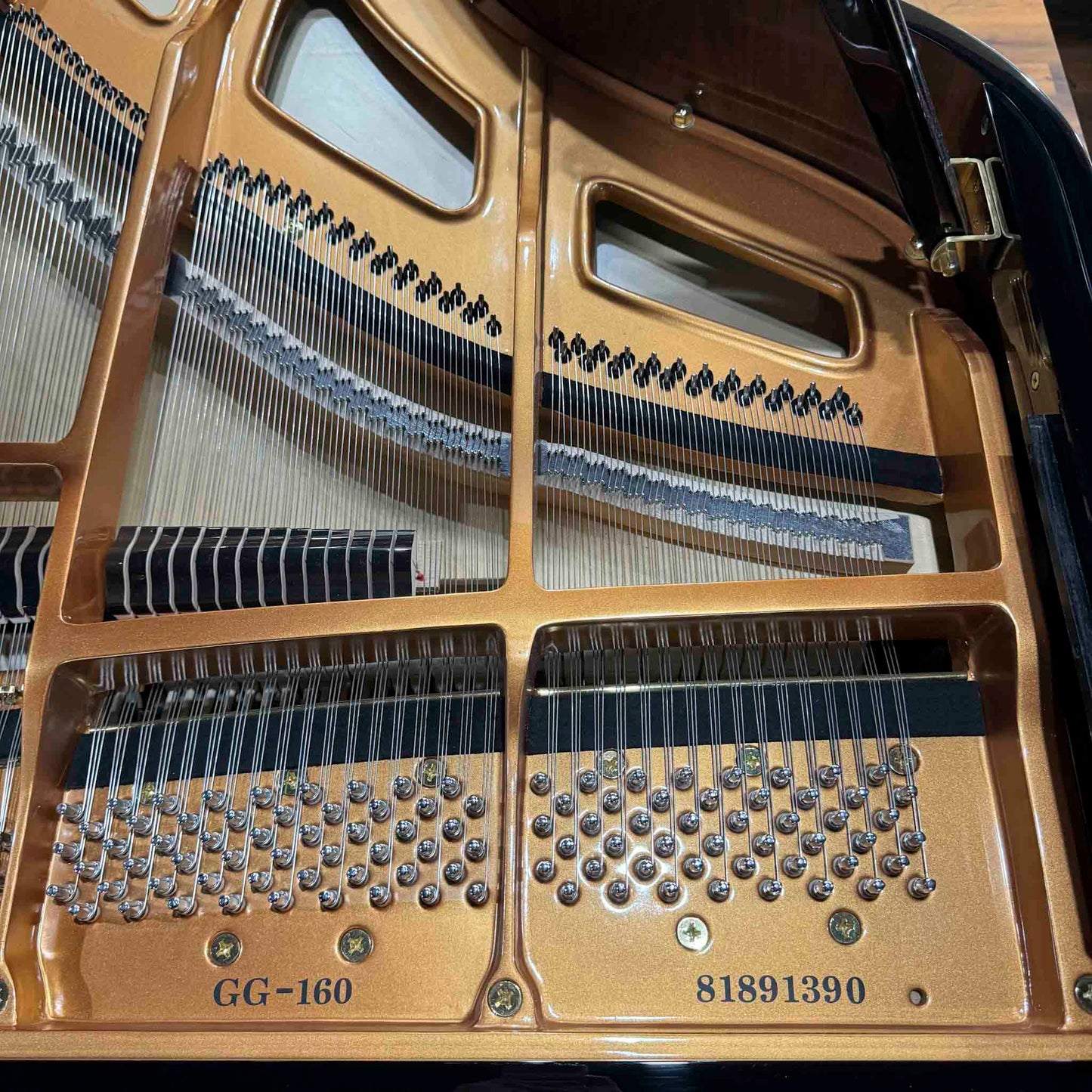 A. Geyer GG-160 5'3" Polished Black Baby Grand Piano