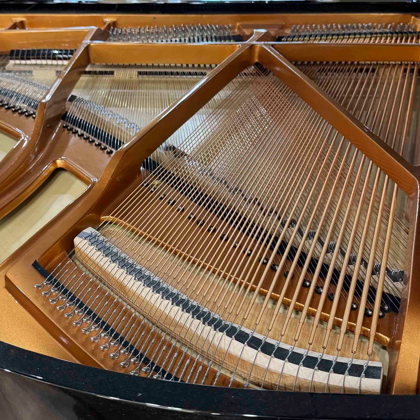 A. Geyer GG-160 5'3" Polished Black Baby Grand Piano