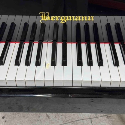 CURRENT SHOP WORK 2002 Bergmann Grand TG-135 6'1" Polished Black Commissioned Grand Piano