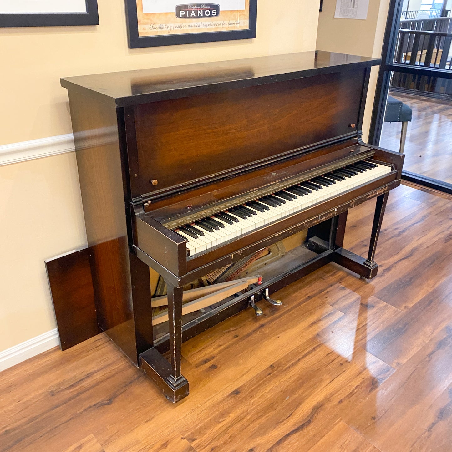 HEIRLOOM RESTORATION 1935 Richmond Wood Finish Commissioned Console Piano