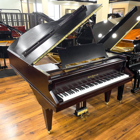 1885 Hallet Davis 6'8" Wood Finish Grand Piano