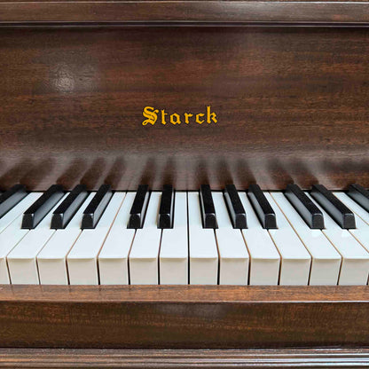1920 Starck 4'11" Wood Finish Baby Grand Piano