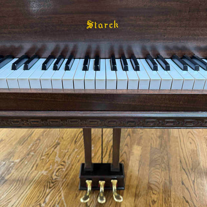 1920 Starck 4'11" Wood Finish Baby Grand Piano