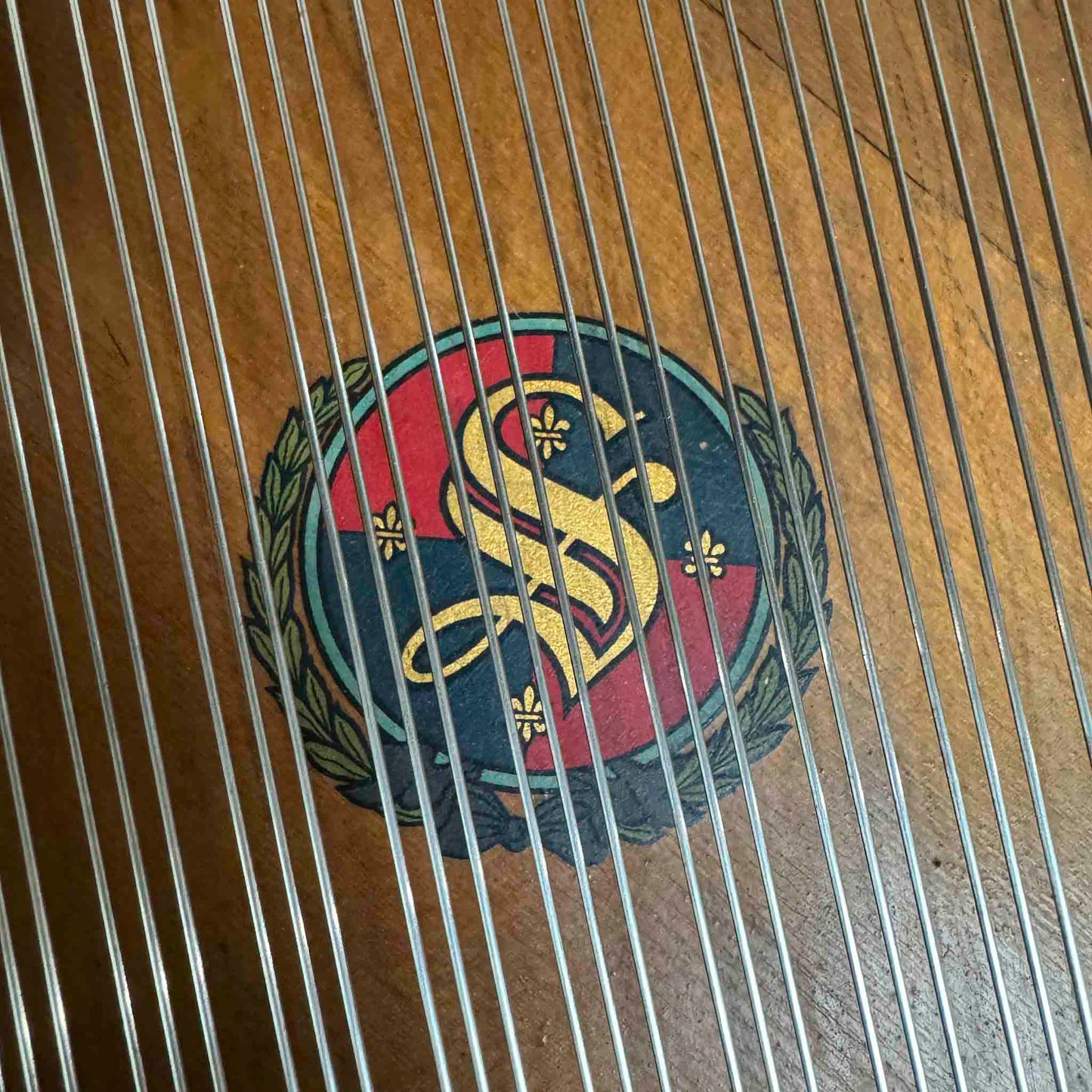 1920 Starck 4'11" Wood Finish Baby Grand Piano