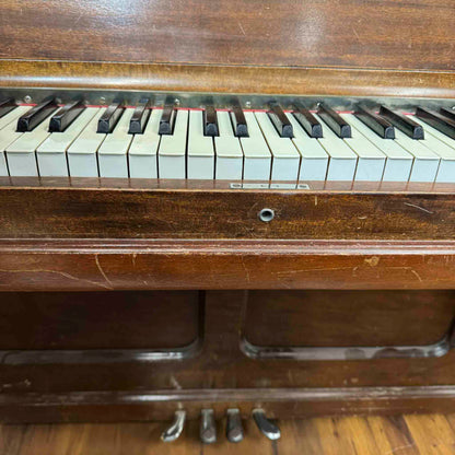 CURRENT SHOP WORK 1896 Crown 57" Wood Finish Commissioned Upright Piano