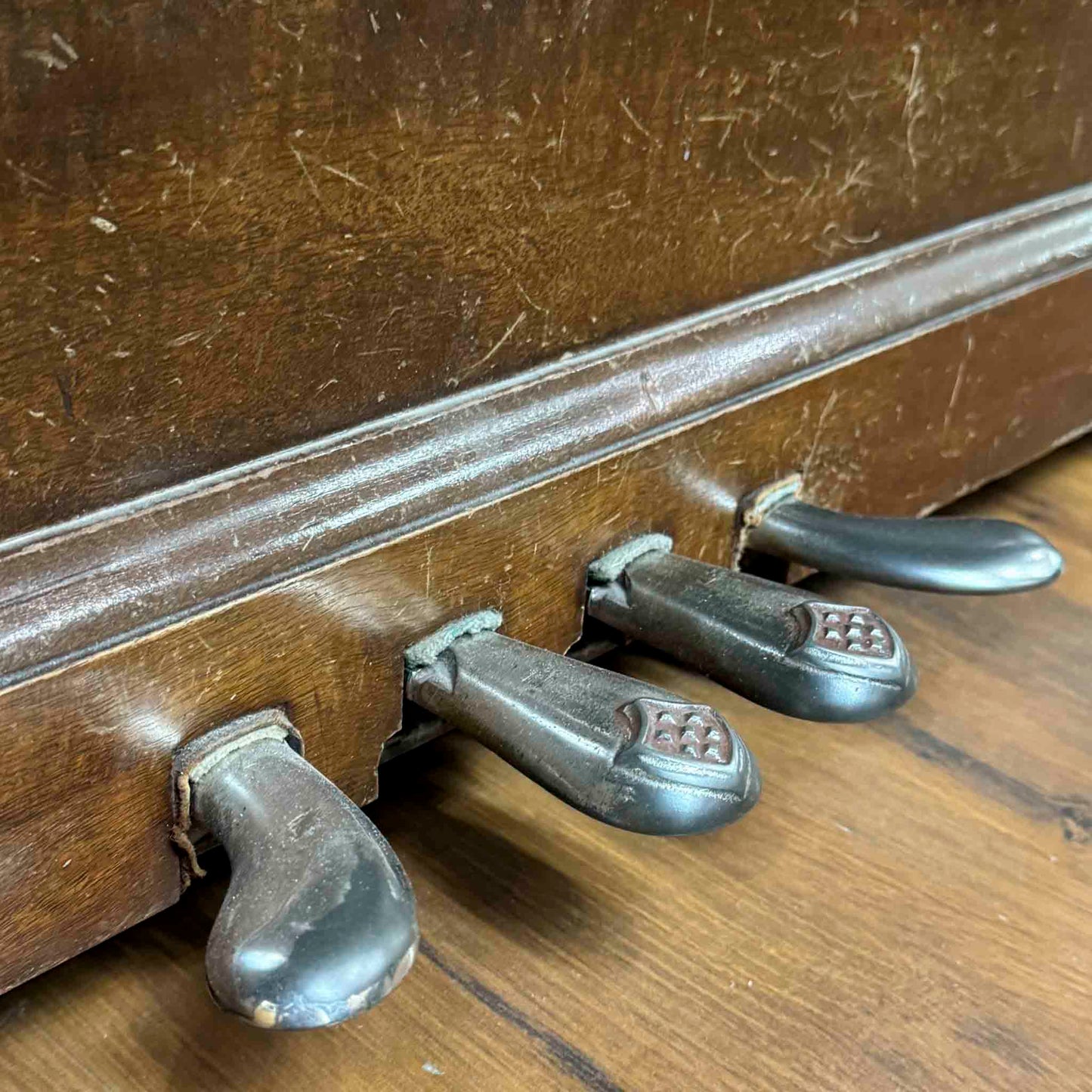 CURRENT SHOP WORK 1896 Crown 57" Wood Finish Commissioned Upright Piano