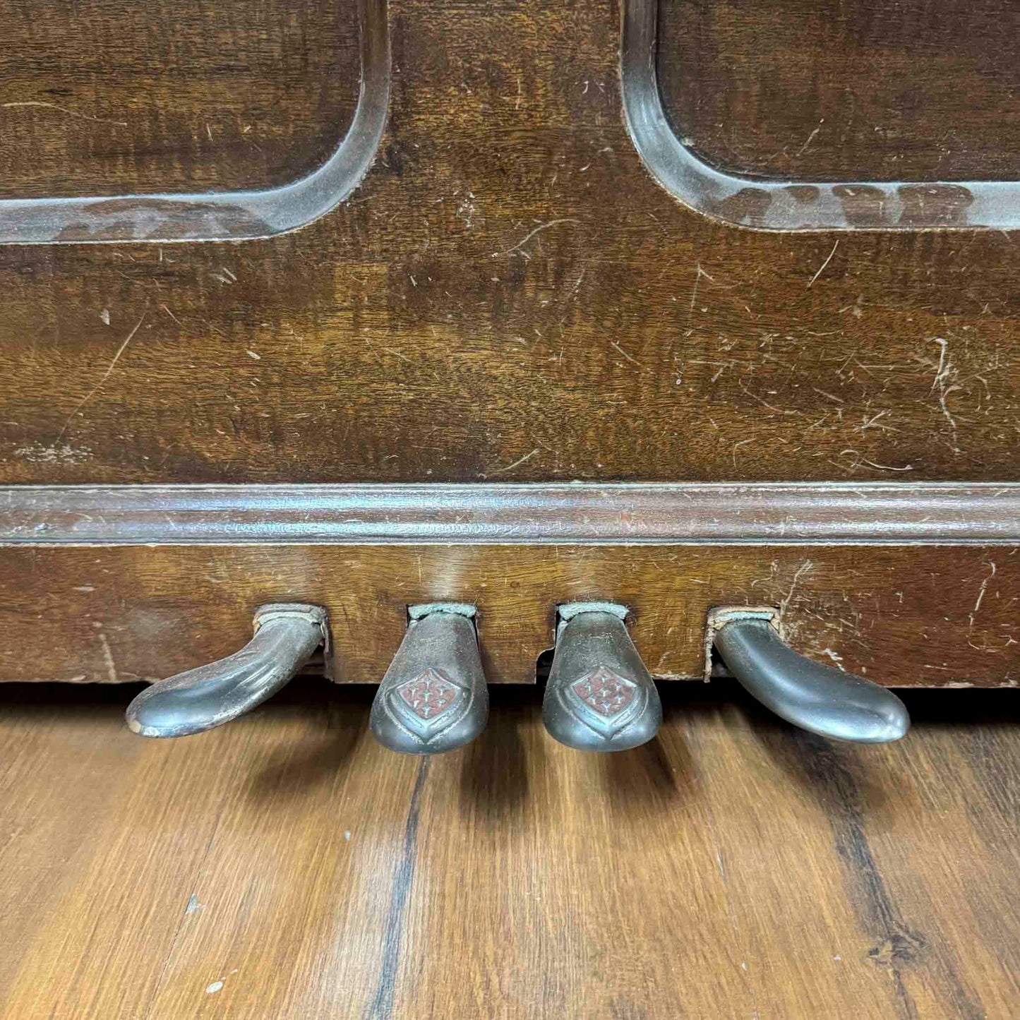 CURRENT SHOP WORK 1896 Crown 57" Wood Finish Commissioned Upright Piano