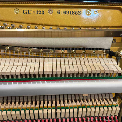 A. Geyer GU-123 48" Polished Black Upright Piano