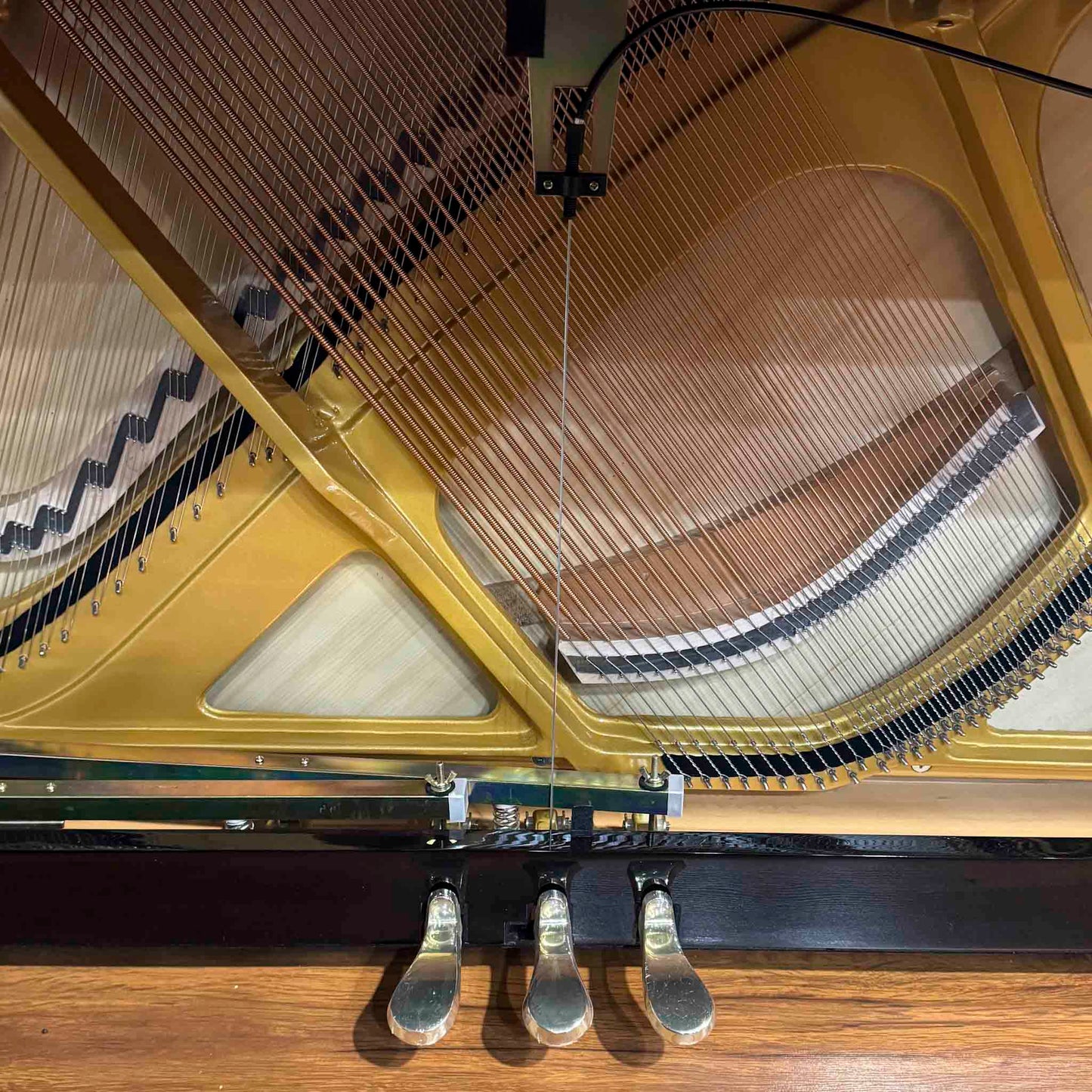 A. Geyer GU-123 48" Polished Black Upright Piano