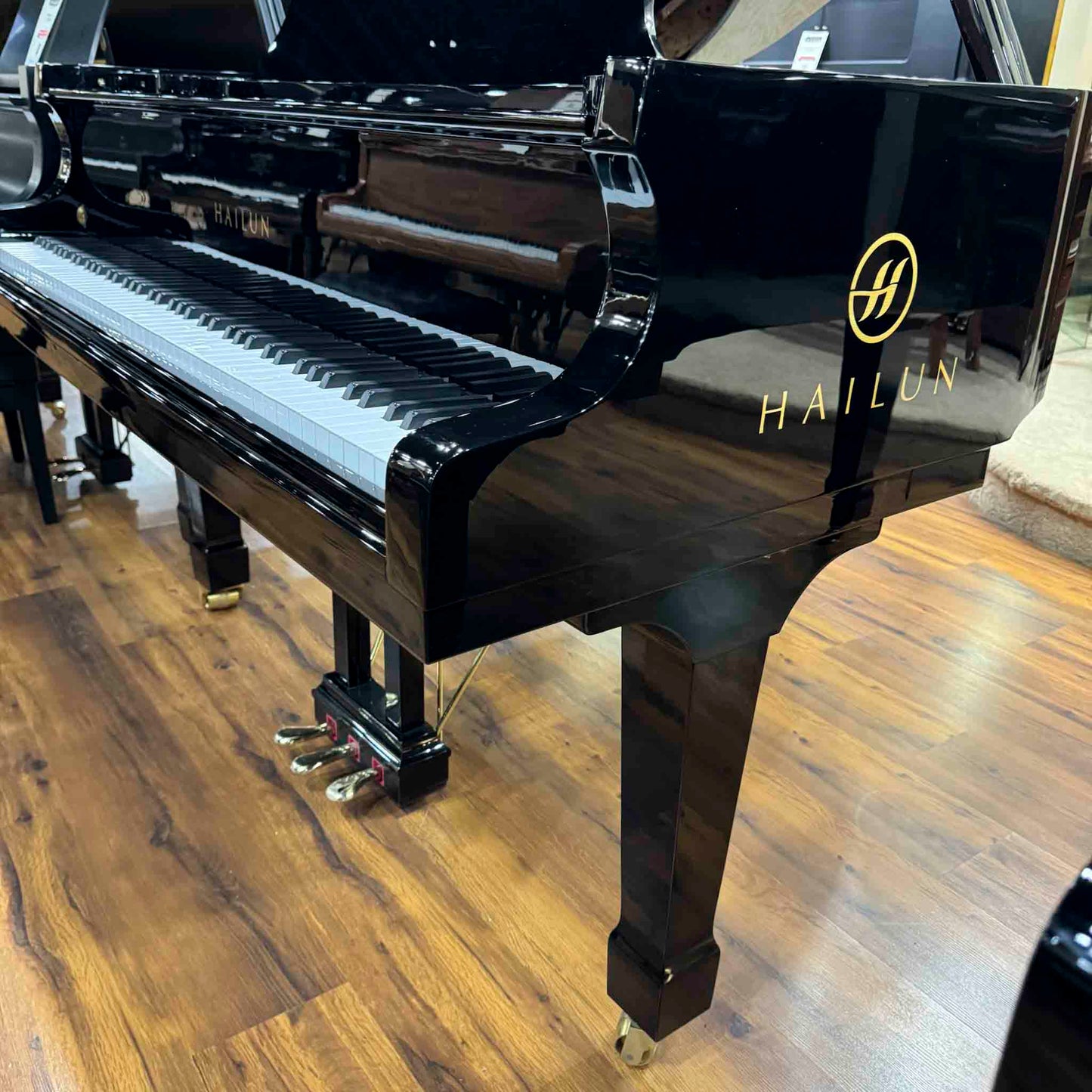 Hailun 178 5'10" Polished Black Grand Piano