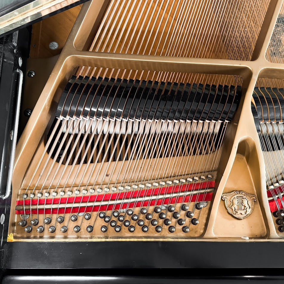 SOLD 1985 Samick 5'8" Satin Black Grand Piano