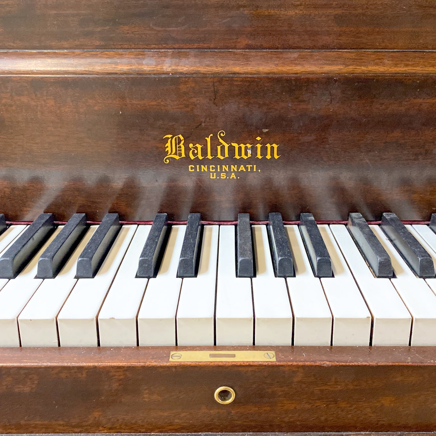 SOLD - 1917 Baldwin Wood Finish Commissioned Grand Piano