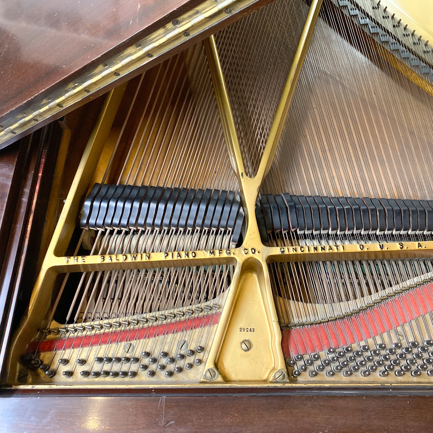 SOLD - 1917 Baldwin Wood Finish Commissioned Grand Piano