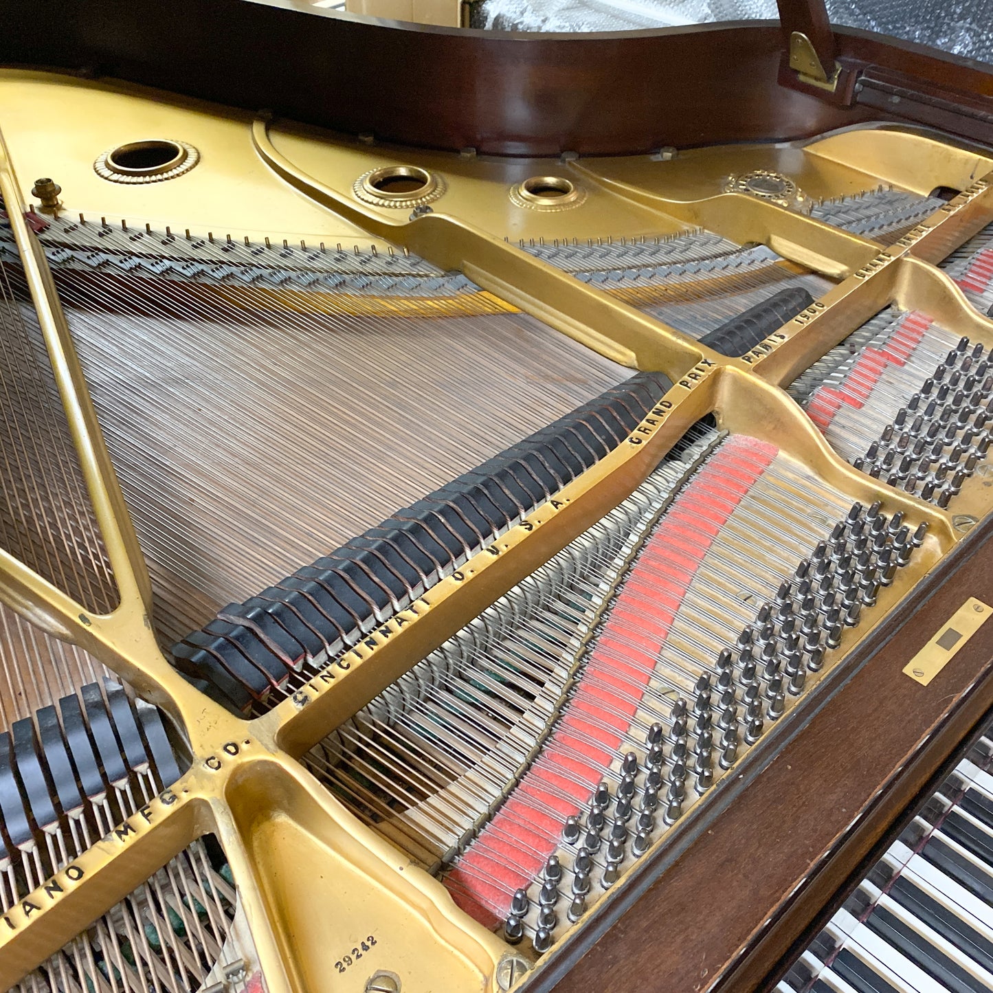 SOLD - 1917 Baldwin Wood Finish Commissioned Grand Piano