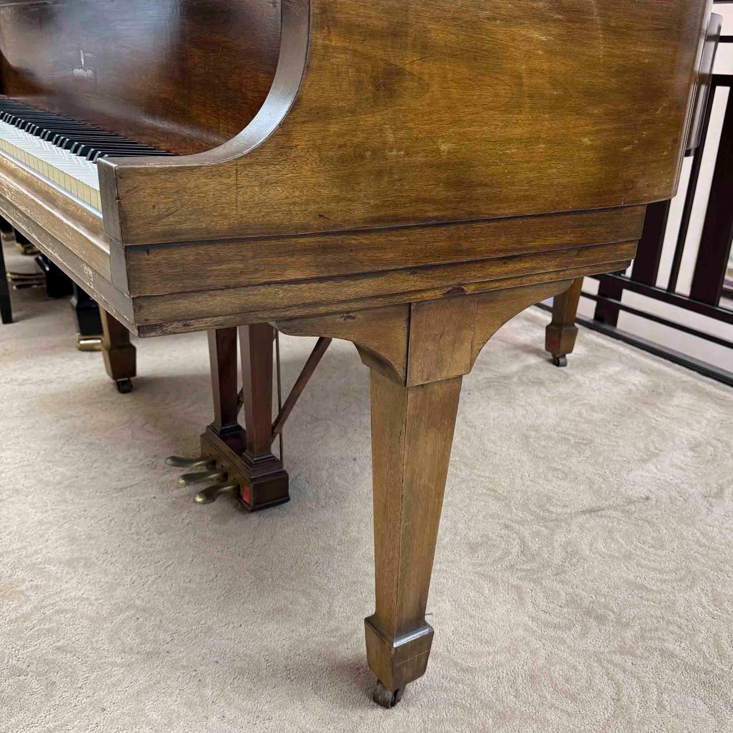 CURRENT SHOP WORK 1937 Steinway M 5'7" Wood Finish Commissioned Grand Piano