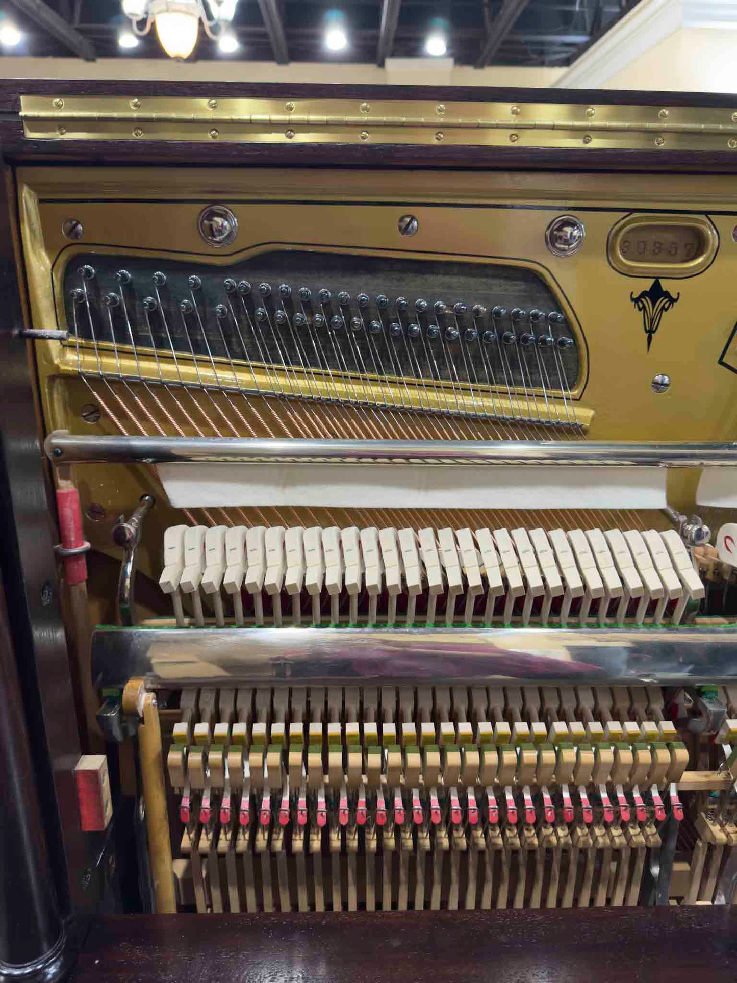 HEIRLOOM RESTORATION 1907 Walworth Schulz & Co. 56" Mahogany Wood Finish Commissioned Upright Piano