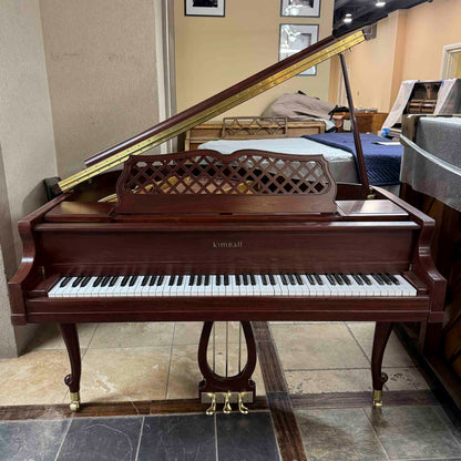 CURRENT SHOP WORK 1976 Kimball 4'10" Wood Finish Commissioned Baby Grand Piano