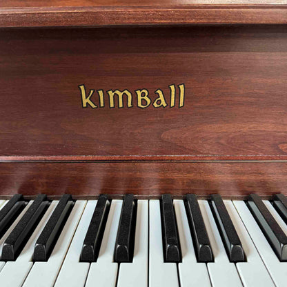 CURRENT SHOP WORK 1976 Kimball 4'10" Wood Finish Commissioned Baby Grand Piano