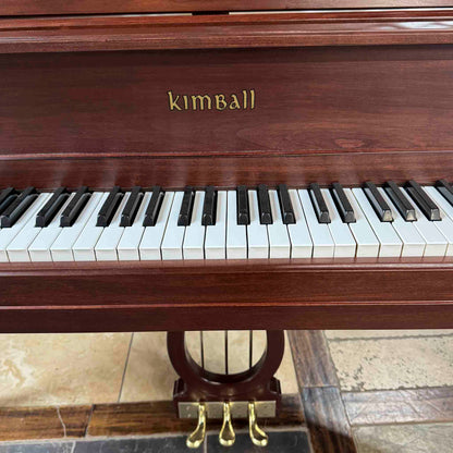 CURRENT SHOP WORK 1976 Kimball 4'10" Wood Finish Commissioned Baby Grand Piano