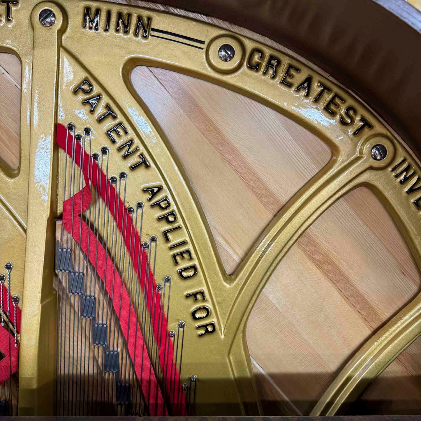 HEIRLOOM RESTORATION 1885 Schimmel & Nelson 74" Wood Finish Commissioned Upright Verti-Grand Piano