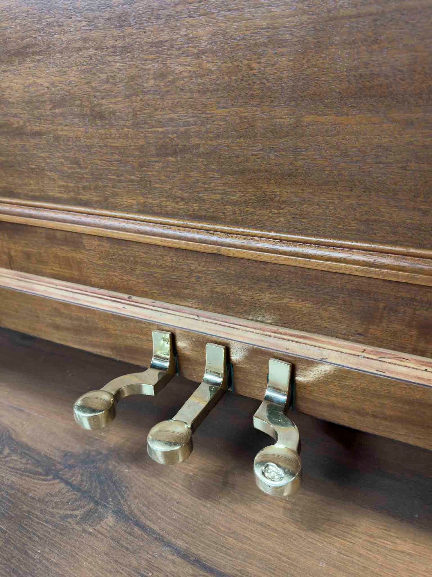 COMMISSIONED RESTORATION 1911 Henry F. Miller 55" Wood Finish Commissioned Upright Piano