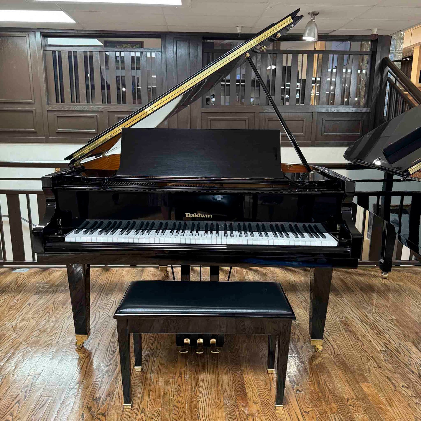 SOLD Hamilton (by Baldwin) 4'11" Polished Black Baby Grand Piano
