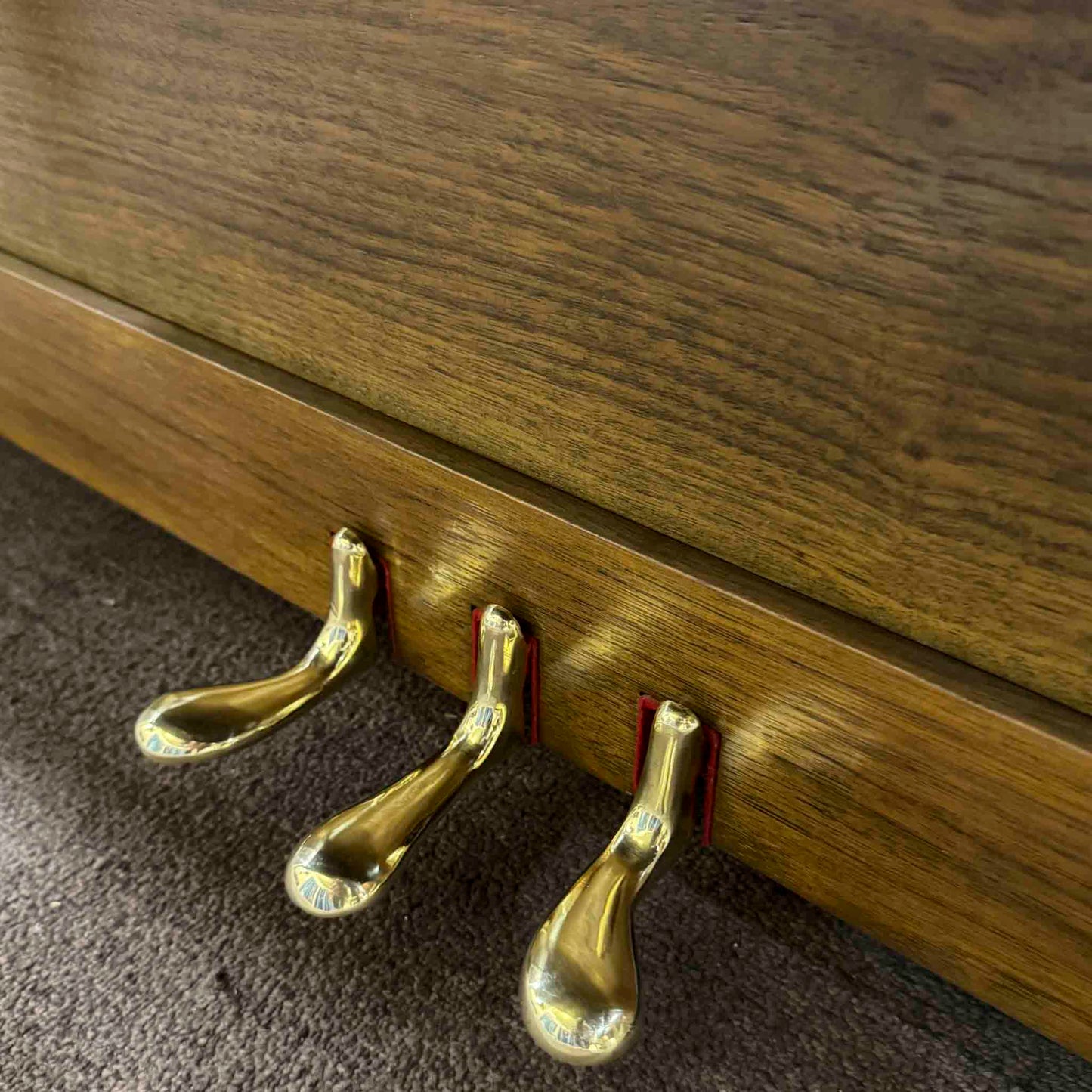 HEIRLOOM REFINISHING 1972 Astin Weight 42" Walnut Wood Finish Commissioned Console Piano