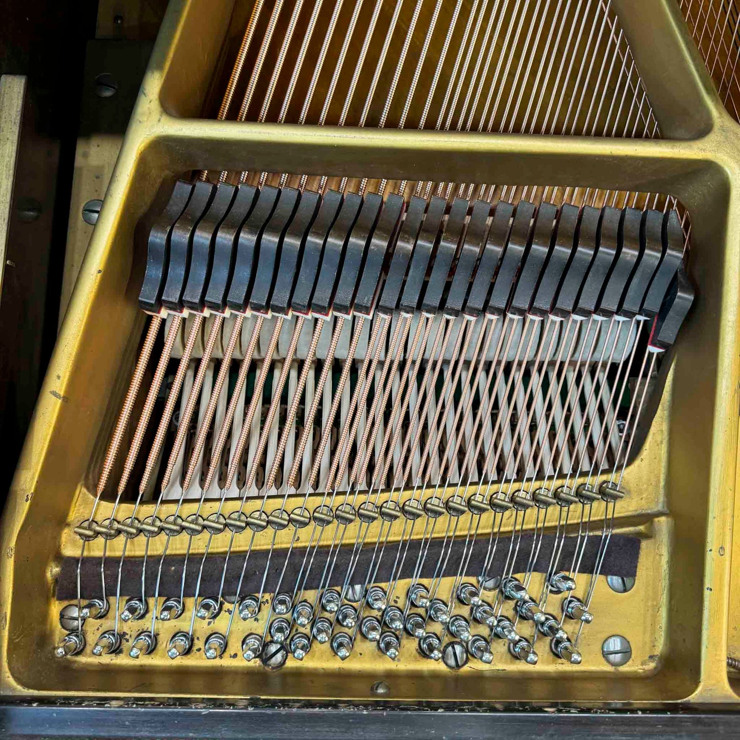 CURRENT SHOP WORK  1935 Knabe 5'4" Wood Finish Commissioned Player Grand Piano