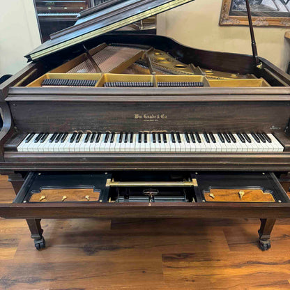 CURRENT SHOP WORK  1935 Knabe 5'4" Wood Finish Commissioned Player Grand Piano