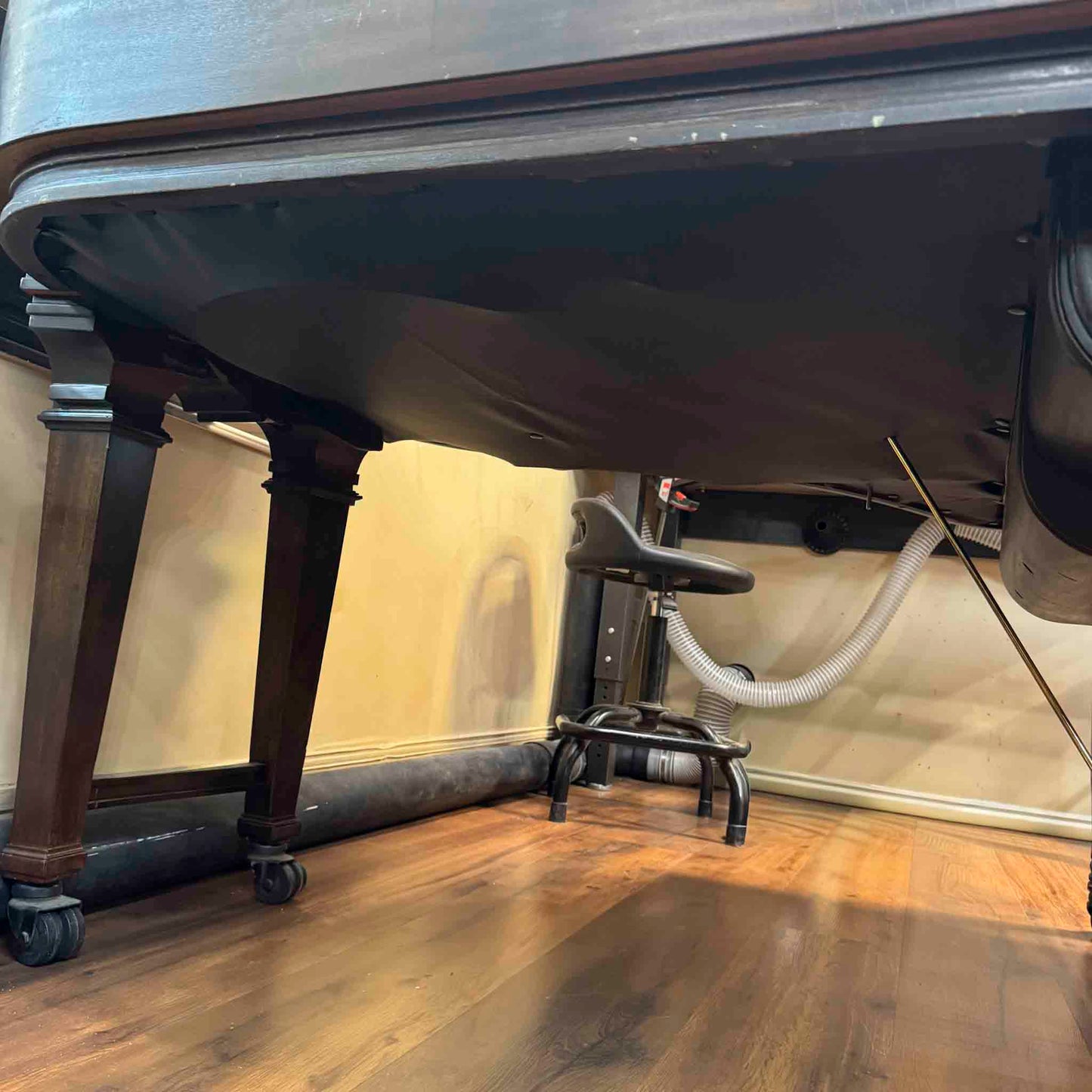 CURRENT SHOP WORK  1935 Knabe 5'4" Wood Finish Commissioned Player Grand Piano