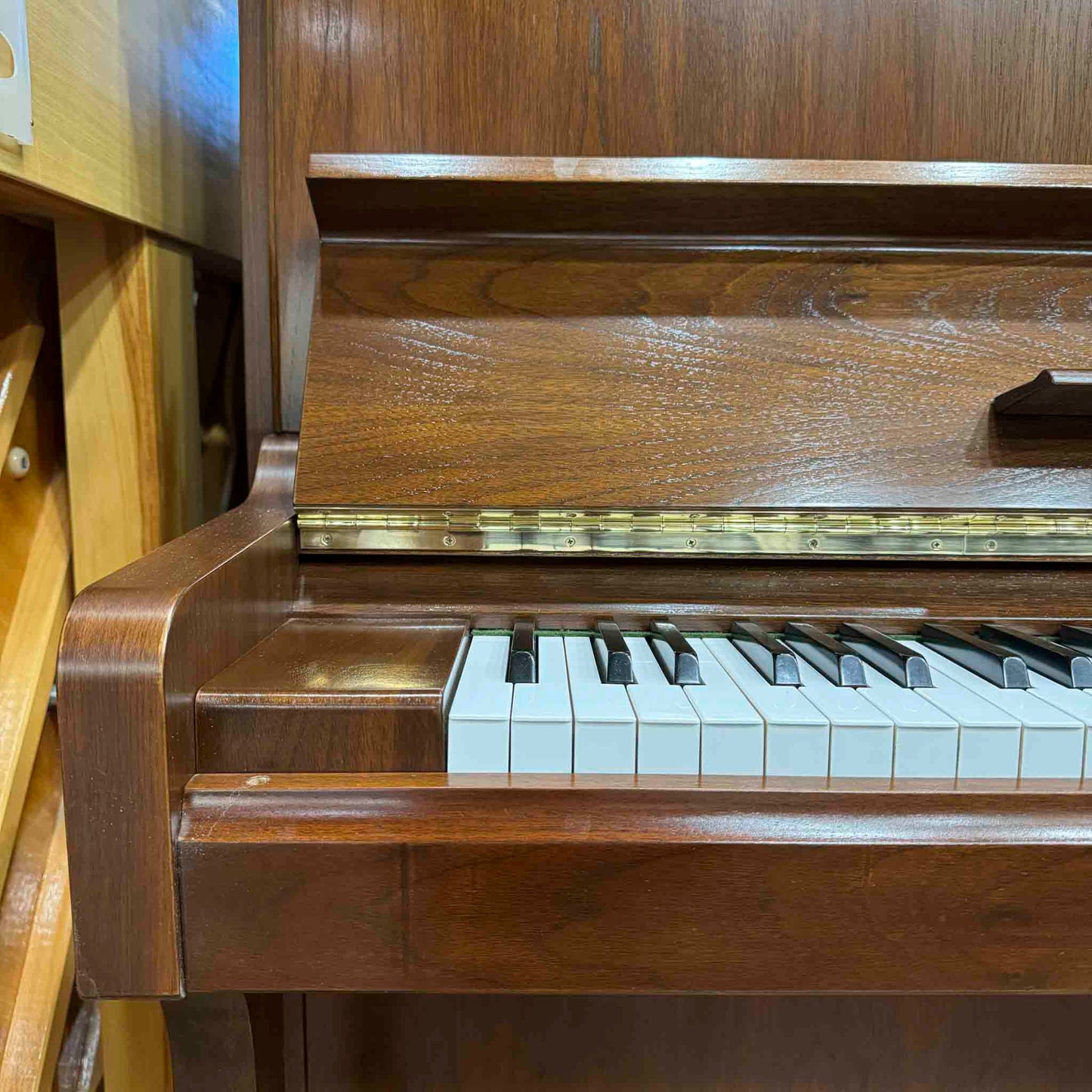 1984 Yamaha W120BW 48" Satin Walnut Upright Piano