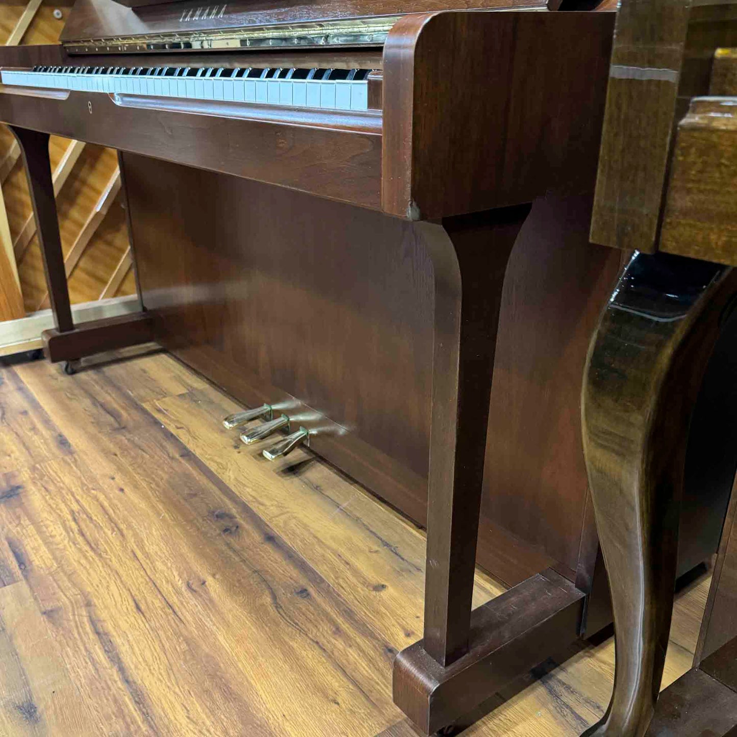 1984 Yamaha W120BW 48" Satin Walnut Upright Piano