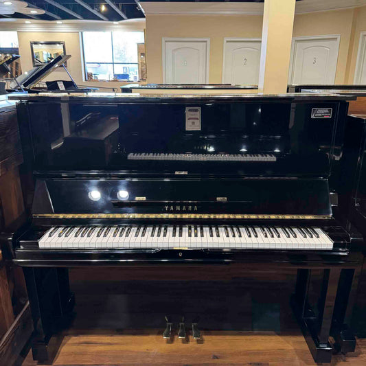 SOLD 1986 Yamaha U3 52" Polished Black Upright Piano