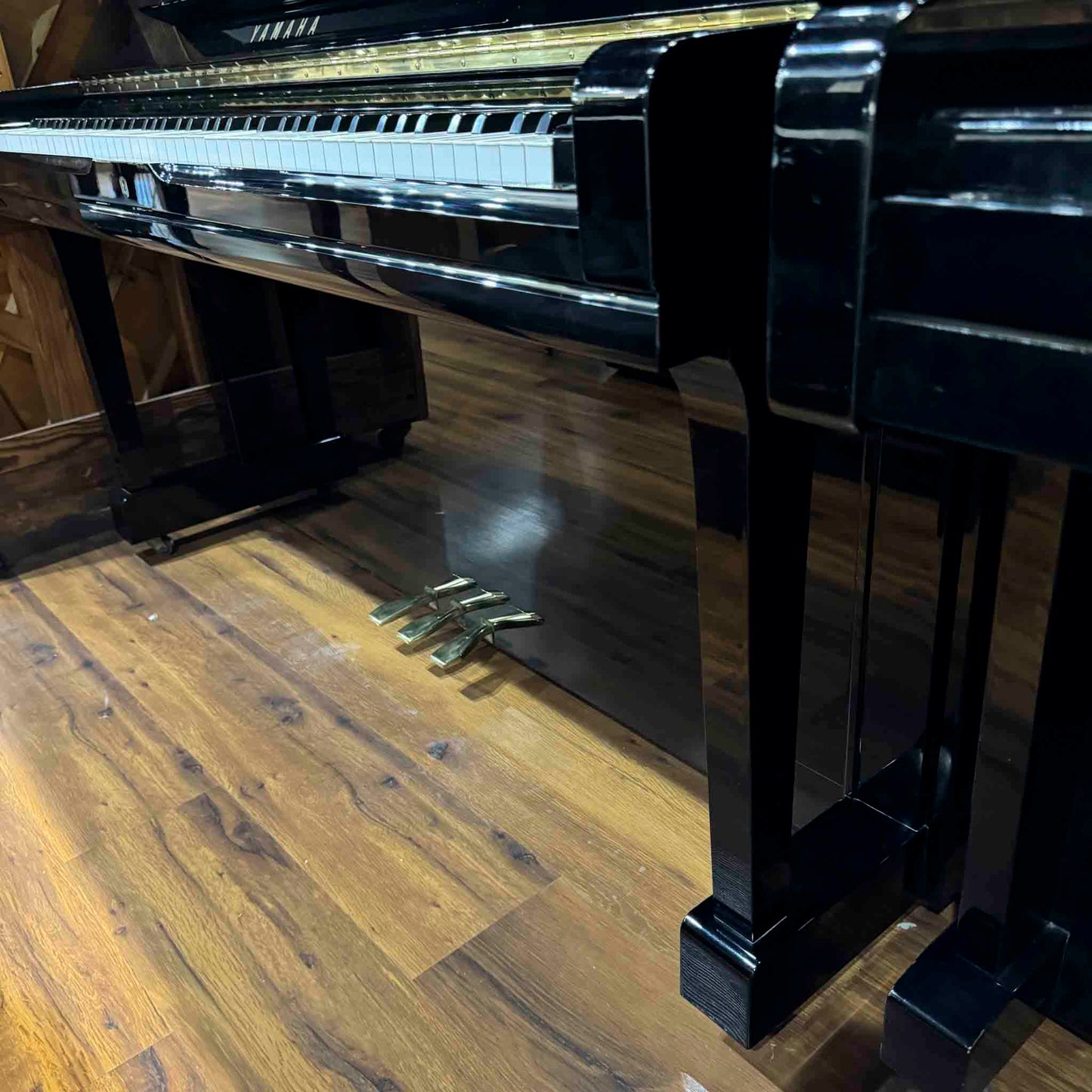 SOLD 1986 Yamaha U3 52" Polished Black Upright Piano
