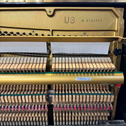 SOLD 1986 Yamaha U3 52" Polished Black Upright Piano