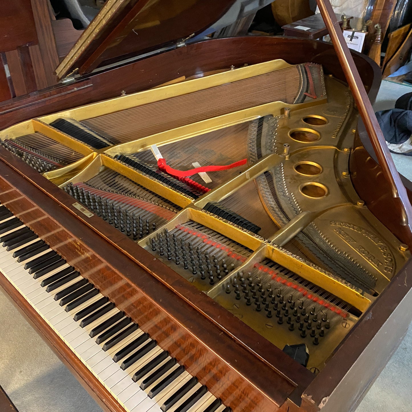 CURRENT SHOP WORK - 1912 Steinway O 5'10" Wood Finish Grand Piano