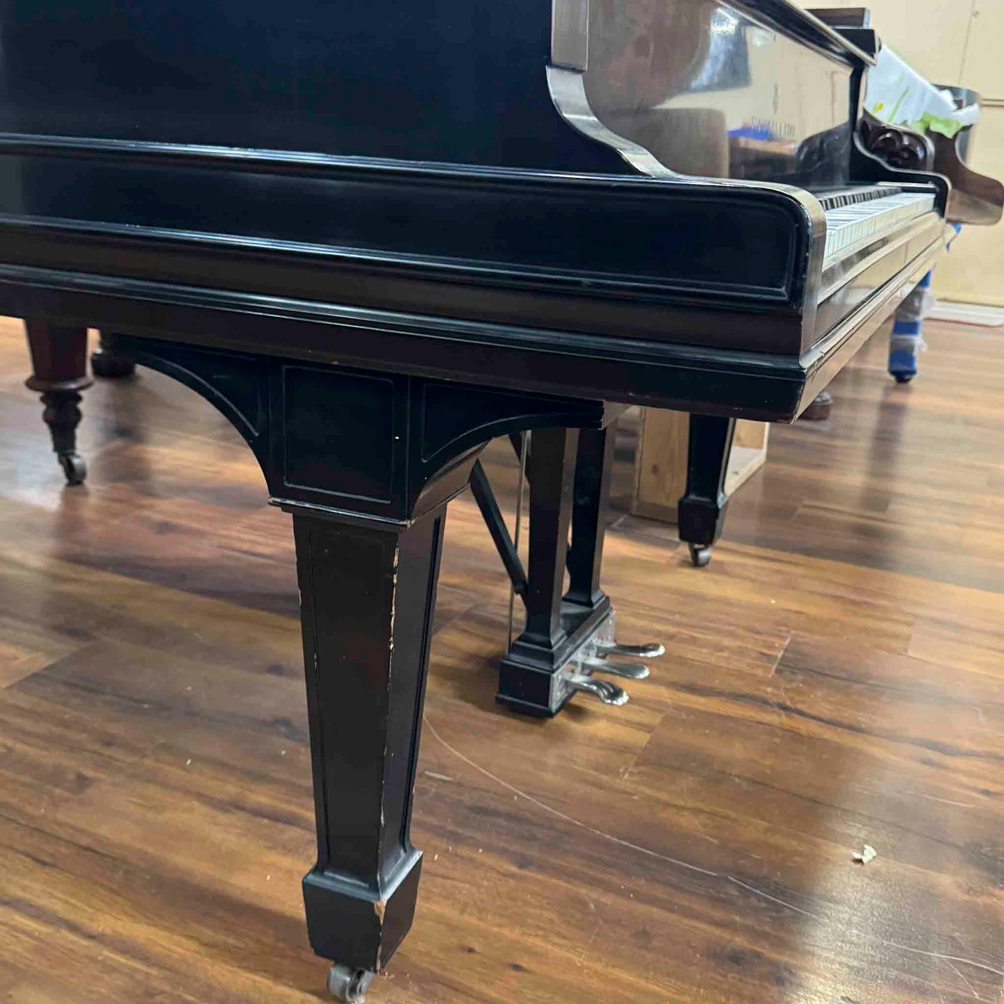 CURRENT SHOP WORK 1899 Steinway & Sons Model A 6' Satin Black Commissioned Grand Piano